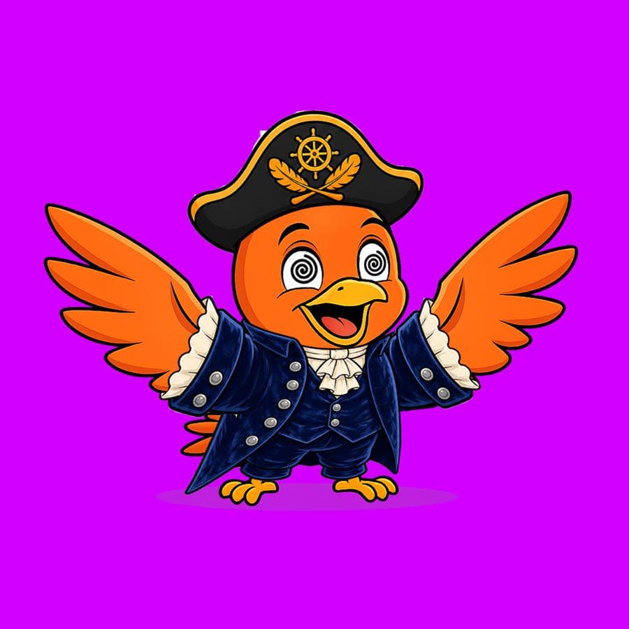 Boopy #752: Purple background, French Revolution, Hypnotized, Pirate Hat