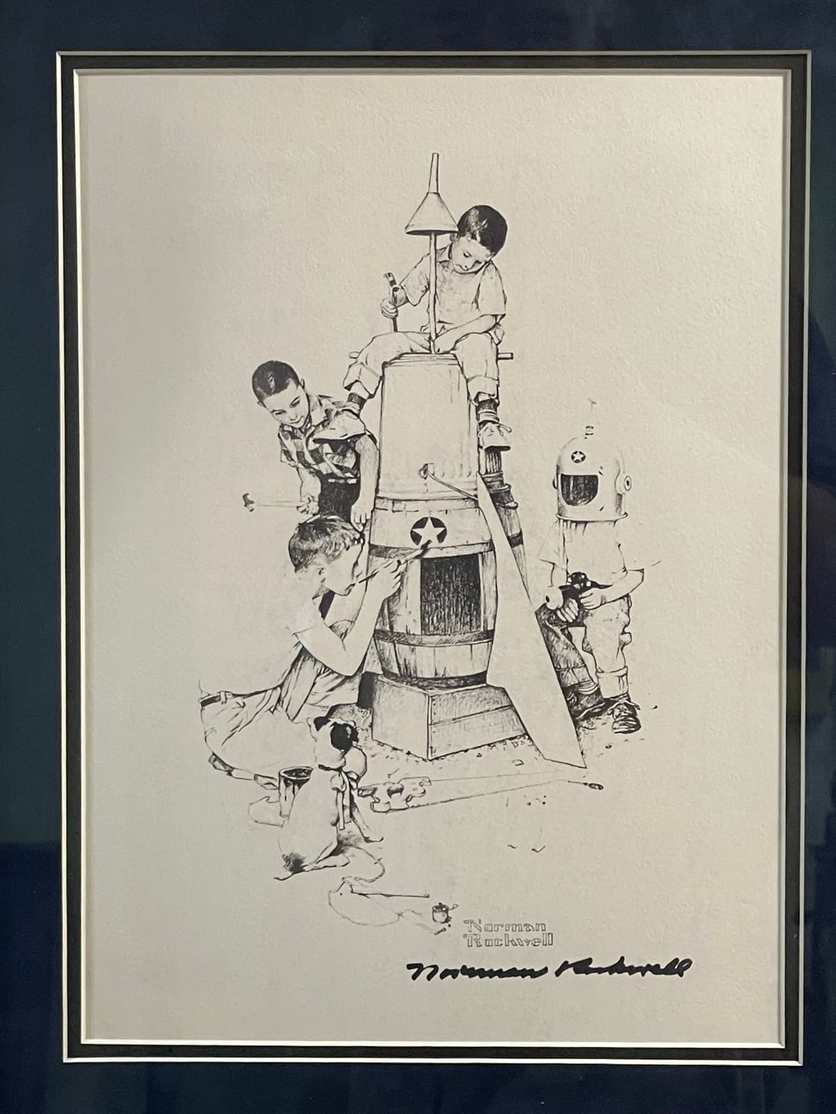 Armstrong, Collins & Aldrin, view 3
